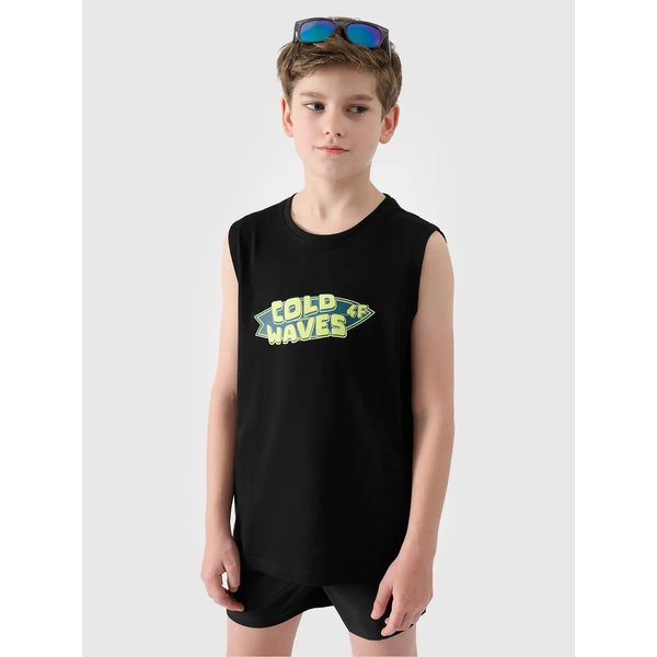 Bezrękawnik chłopięcy TSLEM164 4F - głęboka czerń