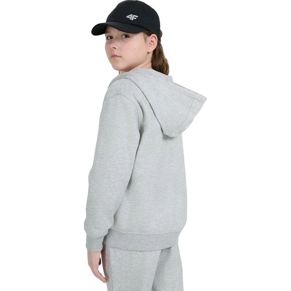 Bluza dziewczęca TSWSF1861 4F - szary melanż