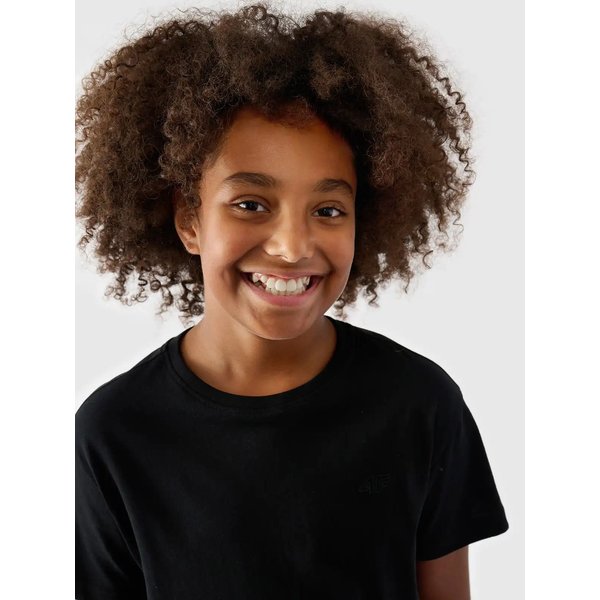 Koszulka dziewczęca TTSHF2332 4F - głęboka czerń