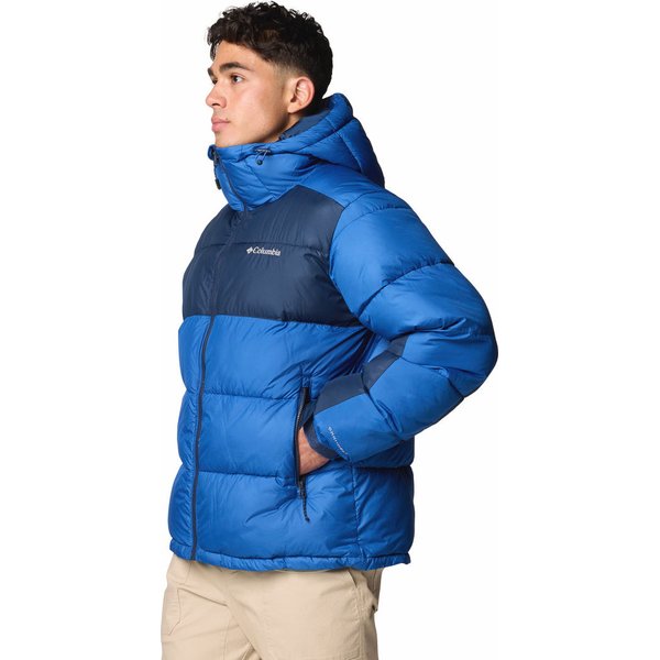 Kurtka puchowa męska Pike Lake II Hooded Columbia - Mountain Blue