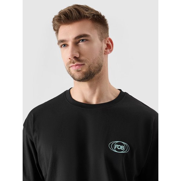 Koszulka męska TTSHM2535 4F - głęboka czerń