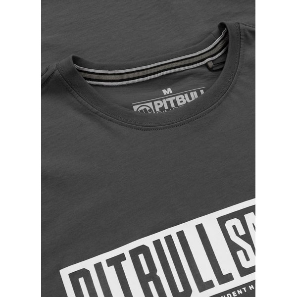 Koszulka męska Eighty Nine Dog Pitbull West Coast - szary