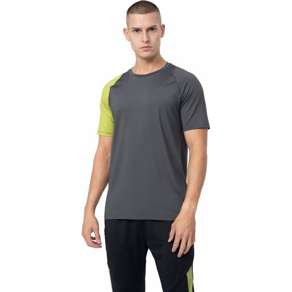 Koszulka męska 4FSS23TFTSM405 4F - szara