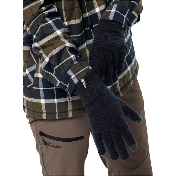 Rękawiczki Rib Glove Jack Wolfskin - navy blue