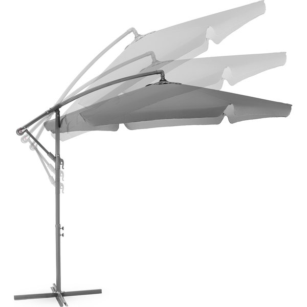 Parasol ogrodowy Classic 300cm Outtec - szary