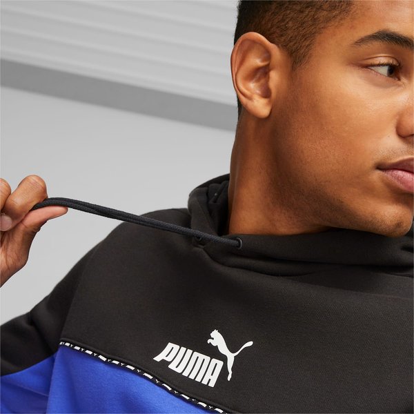 Bluza męska Essentials Block Tape Puma - niebieski/czarny
