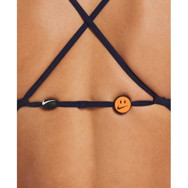 Strój kąpielowy damski Adjustable Crossback Nike Swim - granatowy