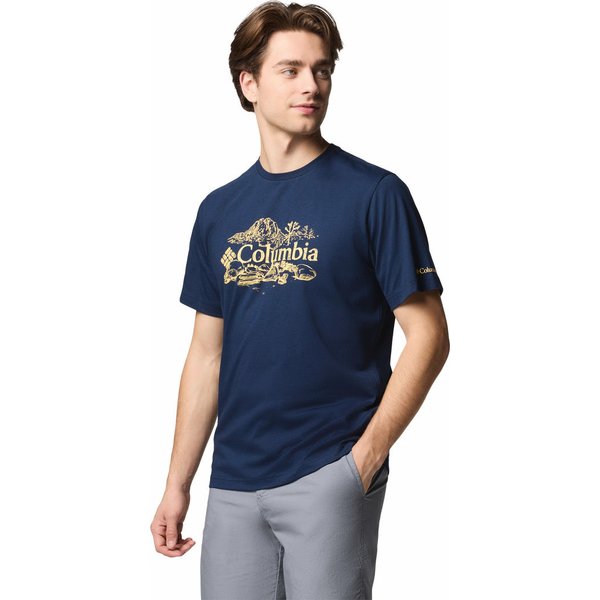 Koszulka męska Kettle River Graphic Columbia - Collegiate Navy