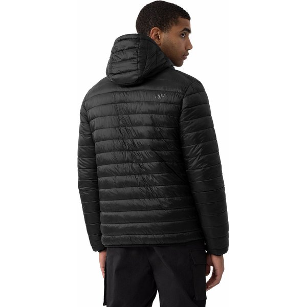 Kurtka puchowa dwustronna męska 4FAW23TDJAM242 4F - soczysta zieleń