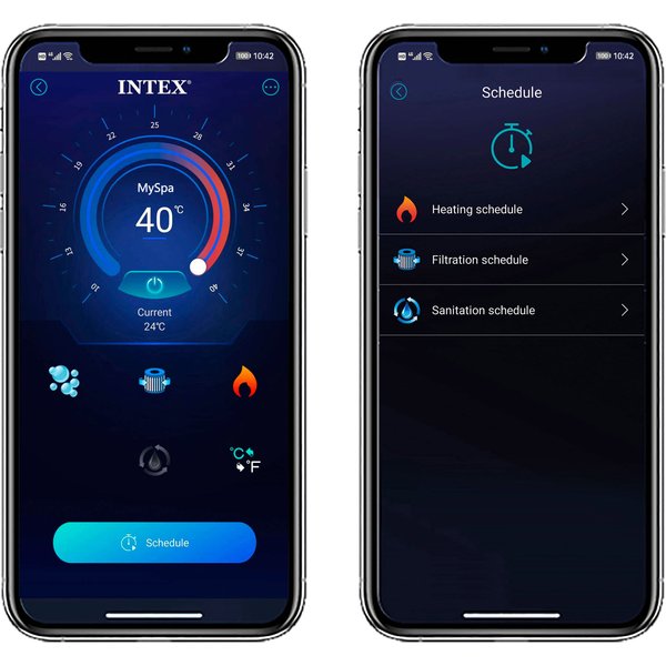 Basen jacuzzi Greystone Deluxe 175x175x71cm Intex