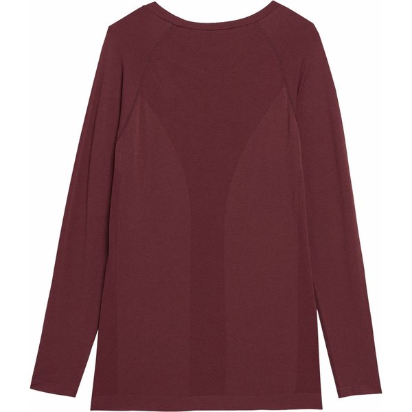 Longsleeve męski 4FAW23TFLOM155 4F - ciemna czerwień