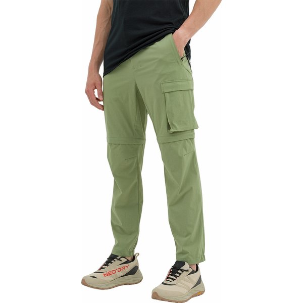 Spodnie trekkingowe męskie 4FWSS24TFTRM485 4F - oliwkowy