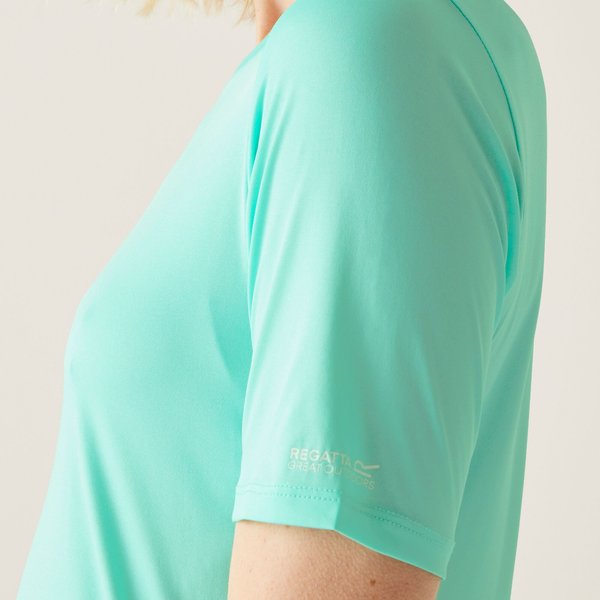 Koszulka damska Fingal V-neck II Regatta - Aruba Blue