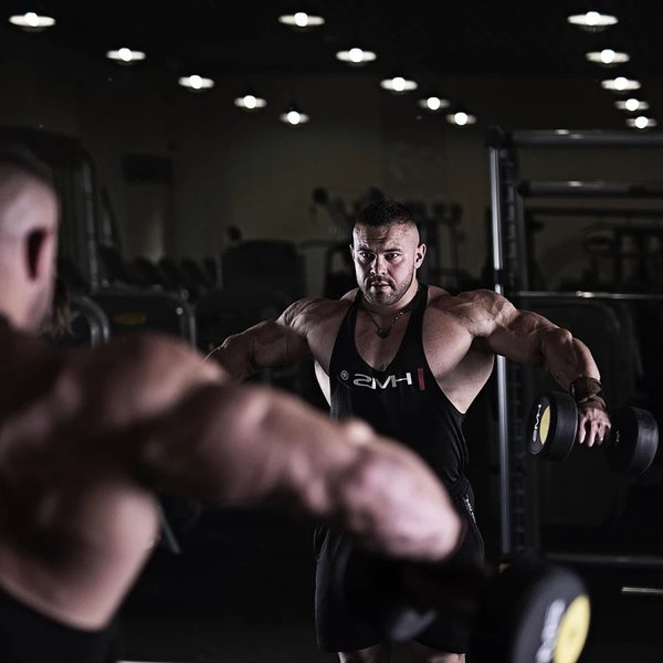 Hantla gumowana HG Pro 47,5kg HMS