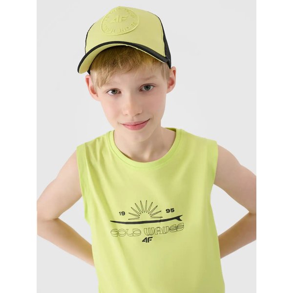 Bezrękawnik chłopięcy TSLEM163 4F - soczysta zieleń