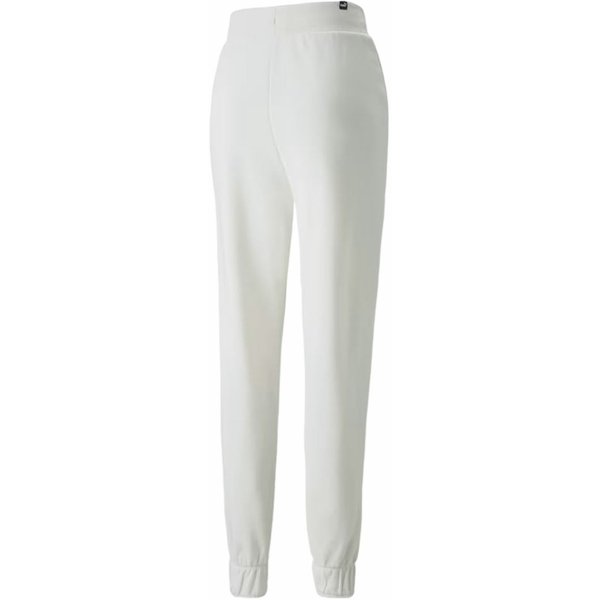 Spodnie dresowe damskie Ess+ Embroidery High-Waist Puma - białe