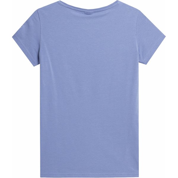 Koszulki damskie 4FSS23TTSHF583 2szt 4F - denim/różowa