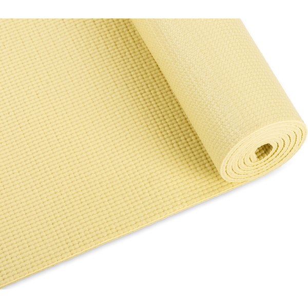 Mata do ćwiczeń, jogi 0,5cm Queenfit - żółta