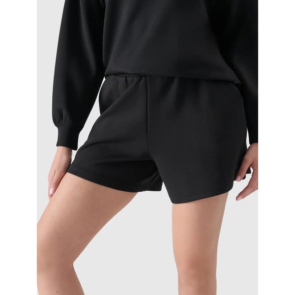 Spodenki damskie TSHOF540 4F - głęboka czerń