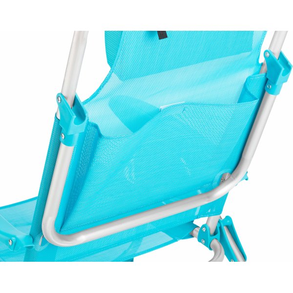 Krzesło plażowe z funkcją leżaka Sun Lite 2w1 Outtec - turkusowy