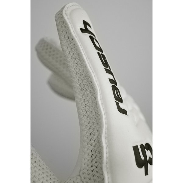 Rękawice bramkarskie juniorskie Legacy Arrow Solid Reusch - white