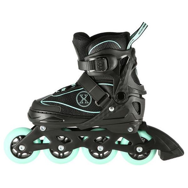 Rolki NA11008 Nils - czarno-miętowe