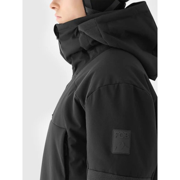 Kurtka snowboardowa męska TTJAM510 4F - głęboka czerń