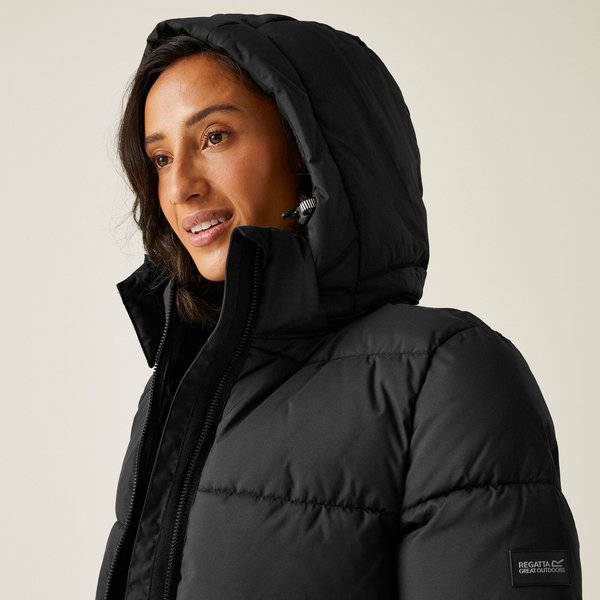 Płaszcz puchowy damski Women'S Mottere Regatta - black