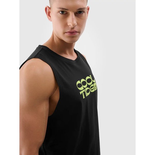 Bezrękawnik męski TSLEM123 4F - głęboka czerń