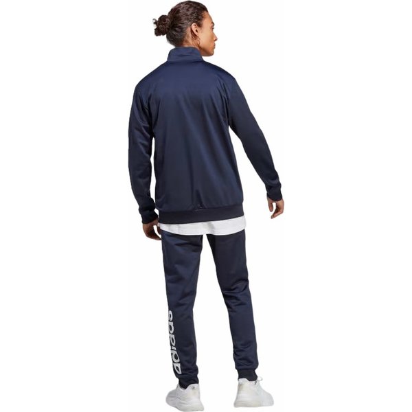 Dres męski Linear Logo Tricot Track Adidas - granatowy