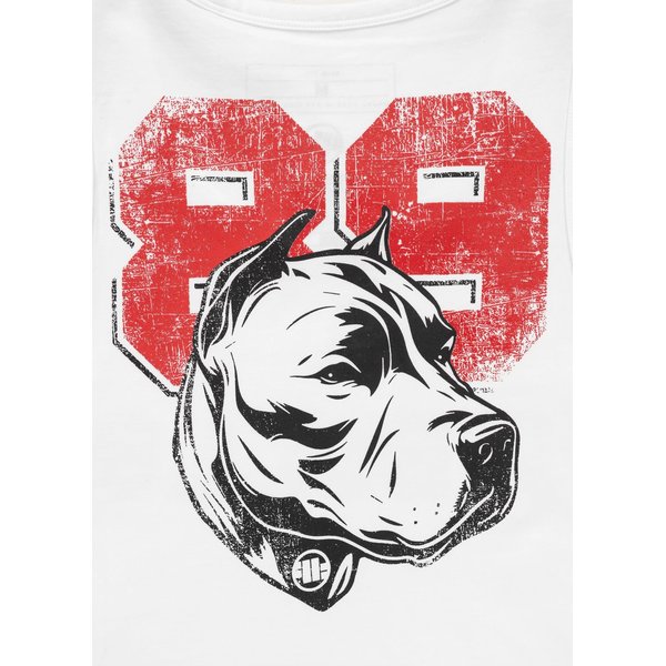 Bezrękawnik męski Tank Top Dog 89 Pitbull West Coast - White