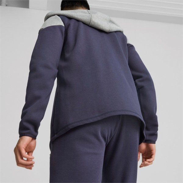 Bluza męska teamCUP Casuals Hooded Jkt Puma - granatowy