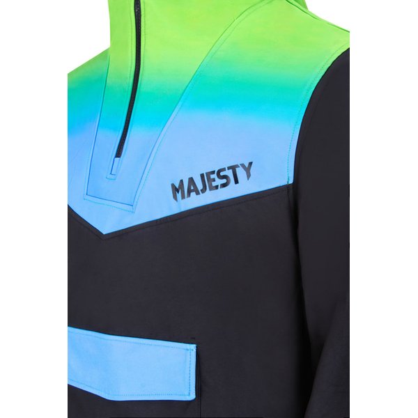 Softshell męski Anorak Majesty - black/blue