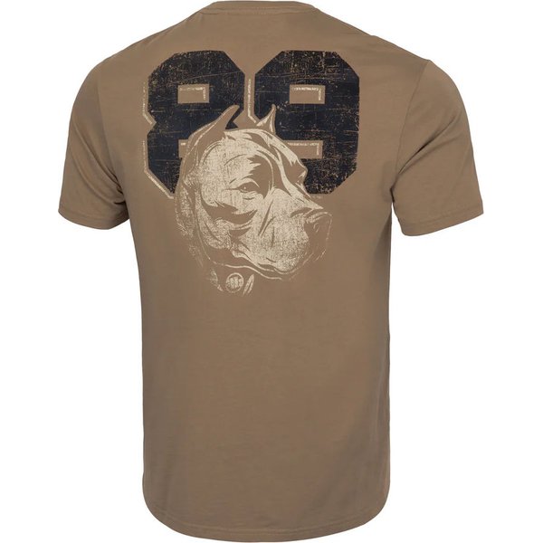 Koszulka męska Dog 89 Pitbull West Coast - brązowa