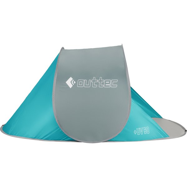 Namiot plażowy samorozkładający, parawan ogrodowy UV50 Outtec - turkusowy II