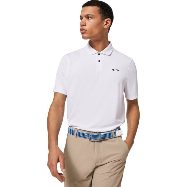 Koszulka męska polo Icon TN Protect Oakley - white