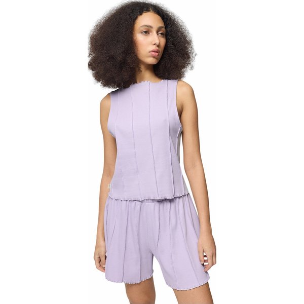 Bezrękawnik, top damski OTHWSS24TSLEF088 Outhorn - jasny fiolet