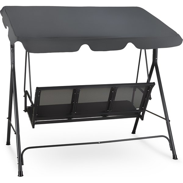 Huśtawka ogrodowa 3-osobowa z daszkiem Outtec