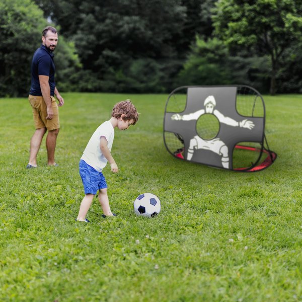 Bramka piłkarska samorozkładająca się Pop-Up 2w1 120x72x77cm Outtec