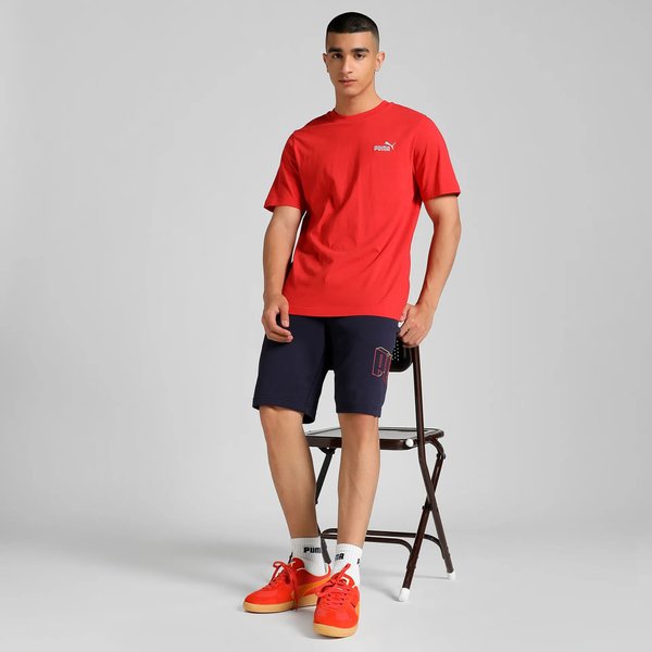 Koszulka męska Ess Small No.1 Logo Tee Puma - All Time Red