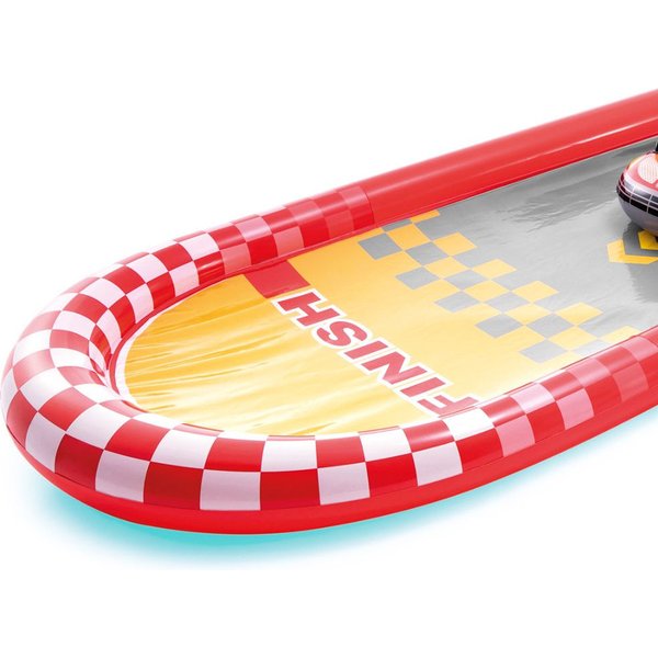 Zjeżdżalnia wodna, ślizgawka Tor Samochodowy + 2 deski Intex