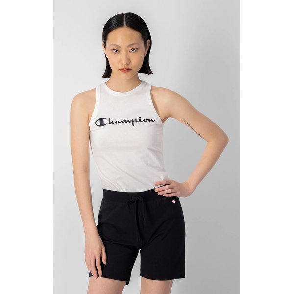 Bezrękawnik, top damski Big Script Logo Tank Top Champion