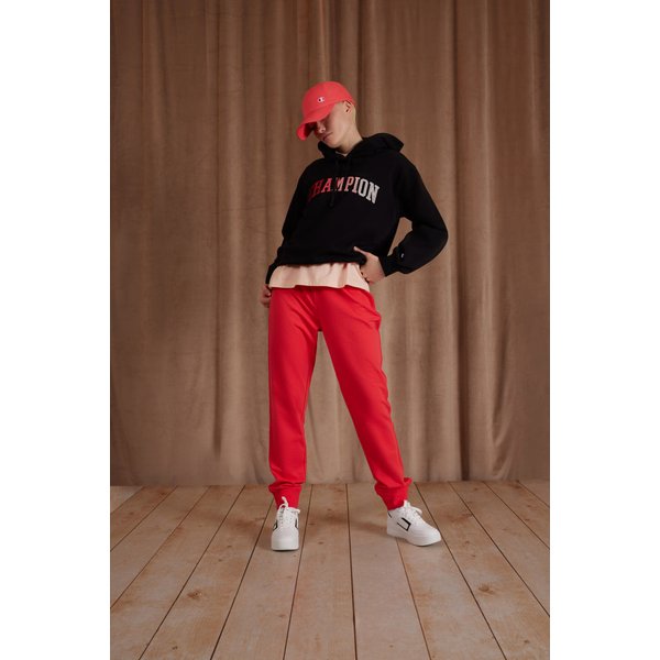 Spodnie dresowe damskie C Logo Patch Joggers Legacy Champion - zielone