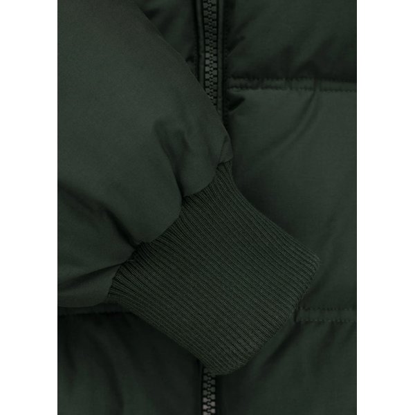 Kurtka męska Burnt Quilted Hooded Jacket Pitbull West Coast - Dark Olive