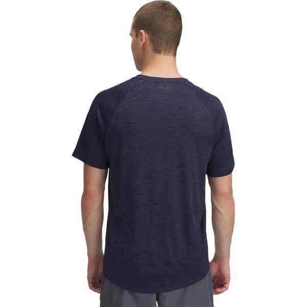 Koszulka męska Tech Textured Under Armour - granatowa