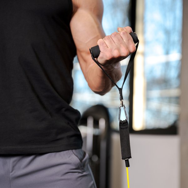 Zestaw ekspanderów gumowych do ćwiczeń 5szt Gymtek - czarne