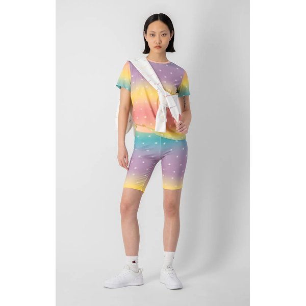 Koszulka damska All-Over Milticolour Script Logo Champion