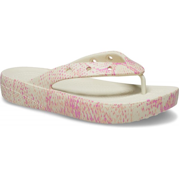 Klapki japonki Classic Platform Snake Print Flip Crocs