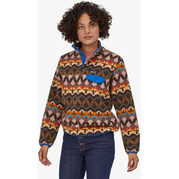 Bluza polarowa damska Lightweight Synchilla Snap-T Fleece Patagonia - anthos pink