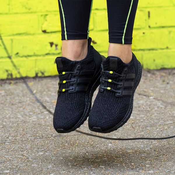 Sznurówki elastyczne 2.0 Hickies - black/neon yellow